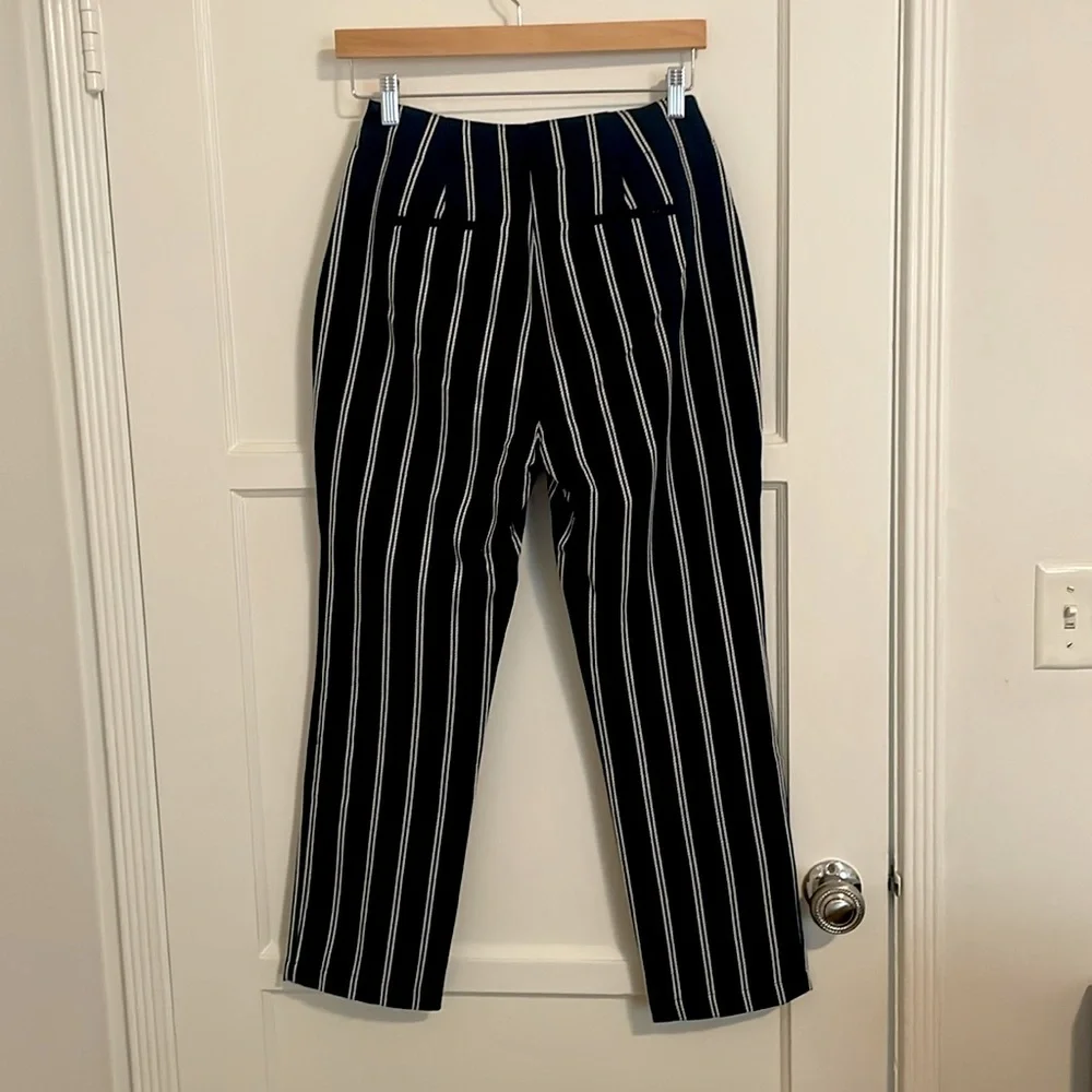 J. Crew Sailor Pant in Stripe Navy and White - Picture 4 of 14